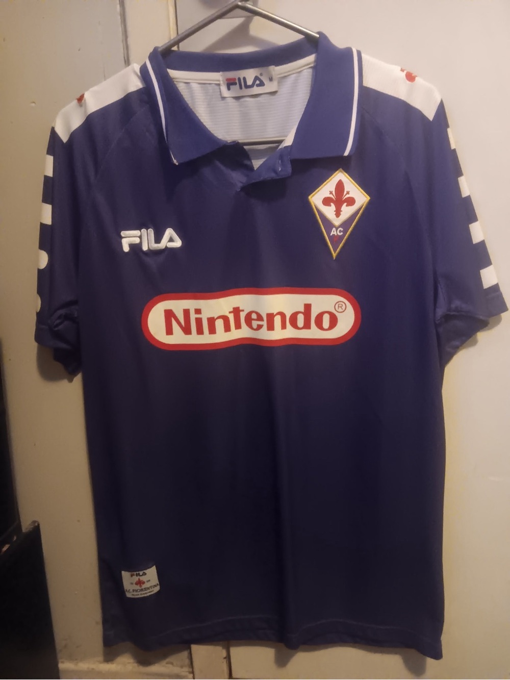 Fila x Nintendo purple Soccer Jersey